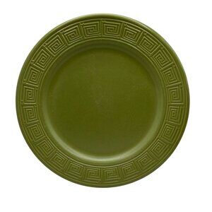 HTF Frank Lloyd Wright Foundation Green Whirling Arrow Dinner Plate HF Coors USA